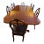 Antique English Mahogany Dining Table & 14 Chairs, Expands to Seat 14 For Sale