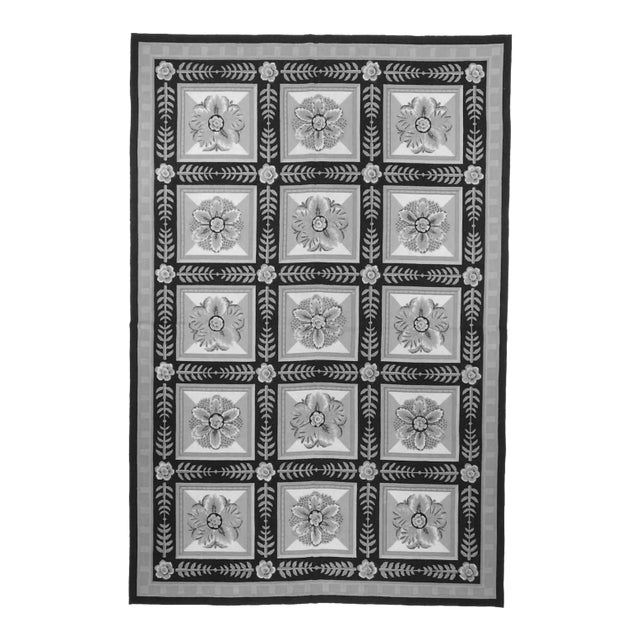 French Aubusson Design Rug 5'11'' X 8'11'' For Sale