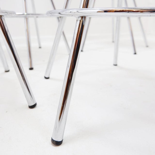 Silver Spanish Jamaica Stool by Pepe Cortes for Amat, 1990s For Sale - Image 8 of 16