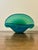Glass Vintage Rare Italian Murano 1970s Shell Clam Bowl Aqua Blue Opal For Sale - Image 7 of 9