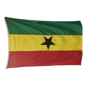 Green, Yellow & Red Maritime Nautical Naval Nautical Coastal Boating Signal Flag W/ Star