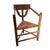 1930s Swedish Monk Chair, Scandinavian Corner Chair, Folk Art Furniture For Sale - Image 10 of 10