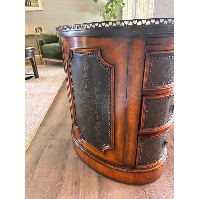 Victorian 1990s Theodore Alexander Armoury Table For Sale - Image 3 of 10