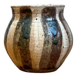 Vintage Striped Studio Pottery Vase