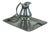 Cippola Italian Pewter Tray & Pitcher Set - 2 Pieces For Sale
