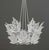 Metal Lalique Champs-Elysees Two-Tier Chandelier For Sale - Image 7 of 18