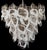 Large Italian Murano Glass Chandelier, 1970s For Sale - Image 3 of 18