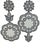 2020s Matthew Campbell Laurenza Earrings MCL White Sapphire Moonstone Lace Drop Sterling Silver 925 Chandelier Interchangeable - 2 Pieces For Sale - Image 5 of 12