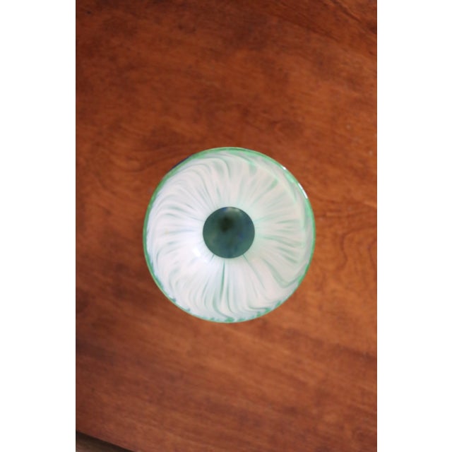 Late 20th Century Two-Toned Art Glass Vase For Sale - Image 5 of 6