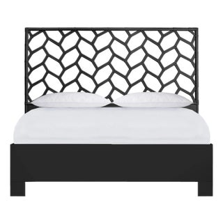Silas Platform Bed King - Black For Sale