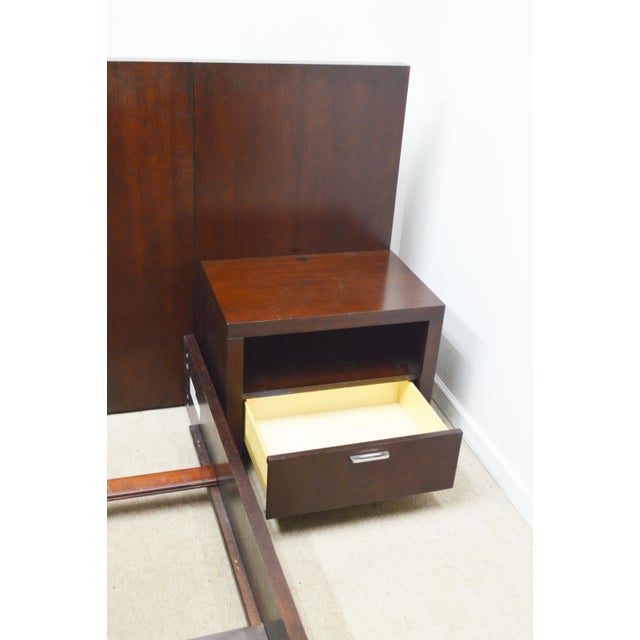 Ethan Allen King Bed Two Nightstands Set For Sale - Image 9 of 10