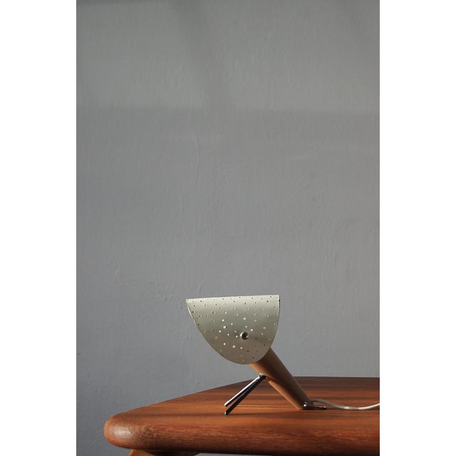 A rare lamp attributed to German designer Ernest Igl, designed for the Hillebrand brand, is a unique example of modular...