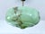 Gold Art Deco Pendant Light in Green Marble Glass, 1930s For Sale - Image 8 of 18