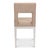Tan Keyhole Back Leather Dining Chairs, Set of 2 For Sale - Image 8 of 12