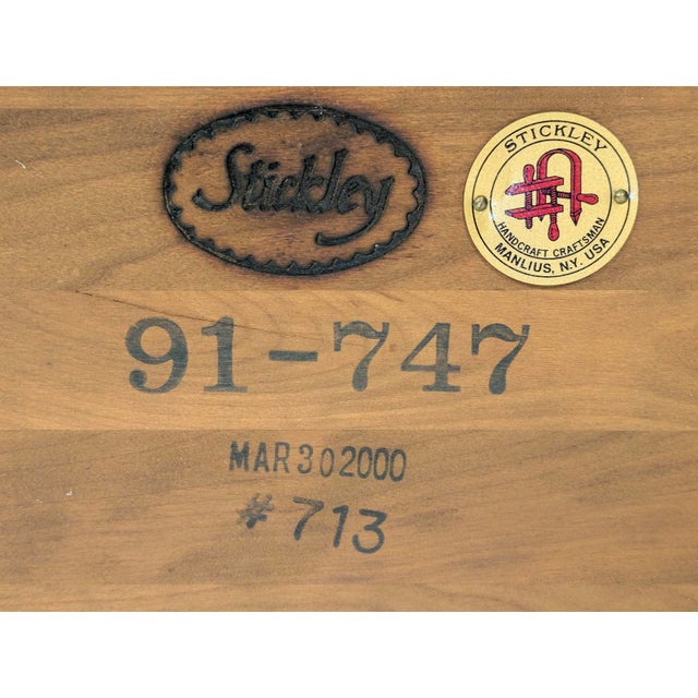 Stickley Harvey Mission Cherry Wood Lamp Table For Sale - Image 11 of 13