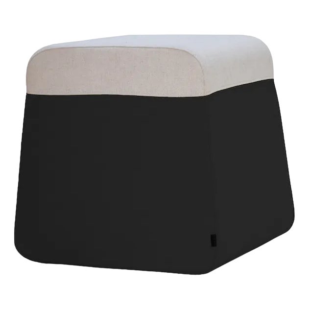 Seal Pouf Black MLF 28 by Moca For Sale