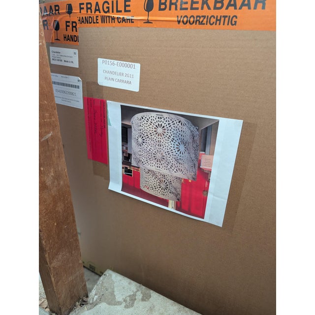 BuzziSpace Acoustical Felt Designer Chandelier - 2g11 Plain Carrara - *New in Box* For Sale - Image 6 of 6