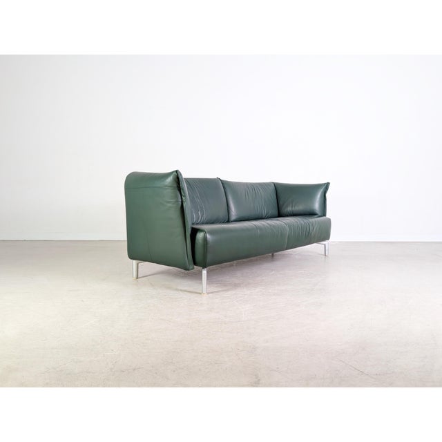 Vintage Sofa in Leather from Rolf Benz For Sale - Image 4 of 12