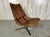 Mid-Century Modern Mid 20th Century Rosewood Swivel Lounge Chair Attributed to Hans Brattrud for Georg Eknes For Sale - Image 3 of 13
