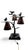 Traditional Maitland Smith Bronze 3-Light Table Lamp With Birds For Sale - Image 3 of 15