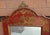 Late 20th Century Late 20th Century Chinoiserie Decorated Red Frame Wall Mirror For Sale - Image 5 of 5