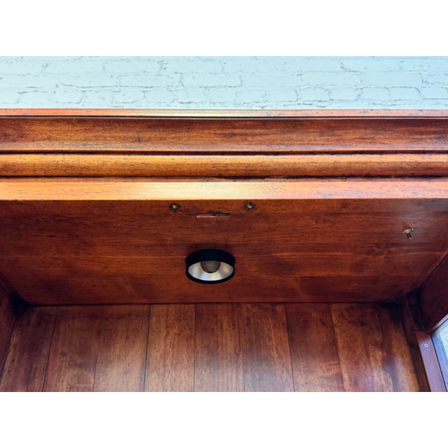 Wood Bausman & Company Display Cabinet, Model 9240 + 9251 For Sale - Image 7 of 12