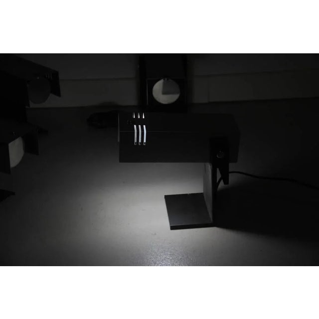 1970s Minimalist Steel Table Lamp, 1970s For Sale - Image 5 of 11