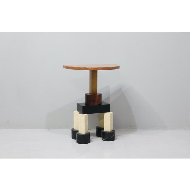 Mid-Century Modern Mod. Demistella Demilune Console Table by Ettore Sottsass for Up&Up, 1985 For Sale - Image 3 of 15