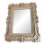 Masterfully Hand-Carved Solid Wood Baroque Wall Mirror by Vladyslav Dzoz For Sale