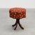 Art Deco Stool with Curved Legs and Flower Form Seat with Upholstery, France, 1920s For Sale - Image 11 of 11