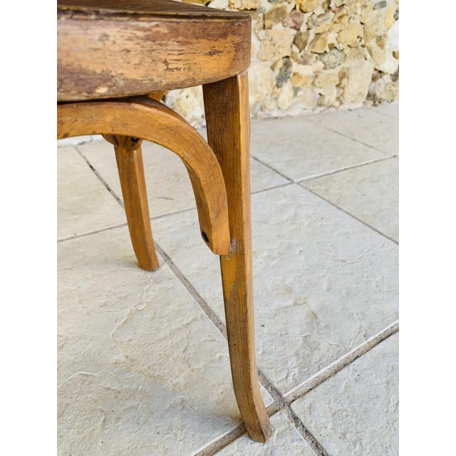 Vintage Bentwood Stool from Baumann, 1950s For Sale - Image 15 of 18