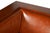 Crafters and Weavers Craftsman Cubic Panel Side Arm Chair in Russet Brown Leather For Sale In Chicago - Image 6 of 6
