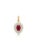 Natural 18k Gold Pendant, 0.73ct Ruby, 0.64ct Diamonds For Sale In New York - Image 6 of 8