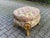 Wood Late 20thC Louis XVI Pink Damask Gilt Beech Bench For Sale - Image 7 of 8