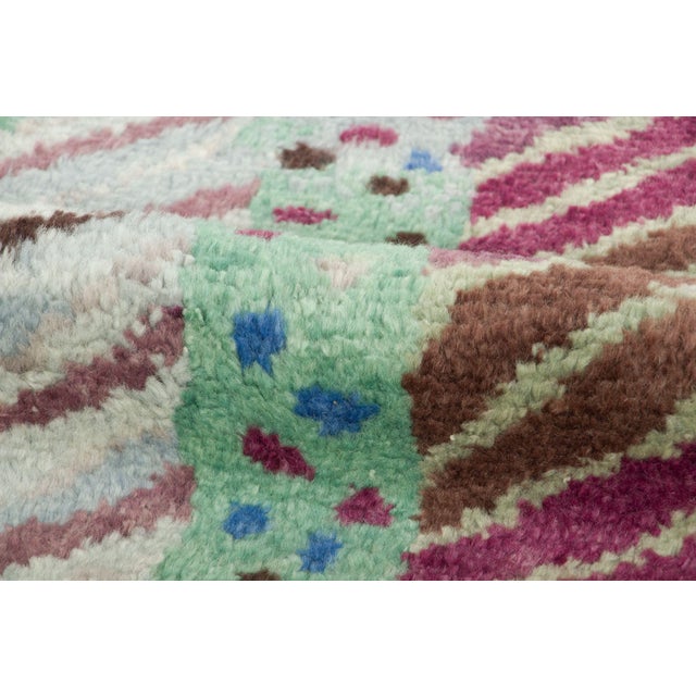 Contemporary Art Deco Style Polychromatic Geometric Wool Rug by Rug & Kilim, India For Sale In New York - Image 6 of 9