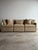 Charles Pfister Charles Pfister for Knoll Three-Piece Lounge Sofa in Camel Upholstery, C. 1970s For Sale - Image 4 of 15