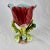 French 19th Century French Orchies Majolica Glazed Floral Form Vase For Sale - Image 3 of 13