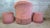 Pink Napoleon III Lounge Chair and Poufs in Pink Velvet, 1800s, Set of 3 For Sale - Image 8 of 13