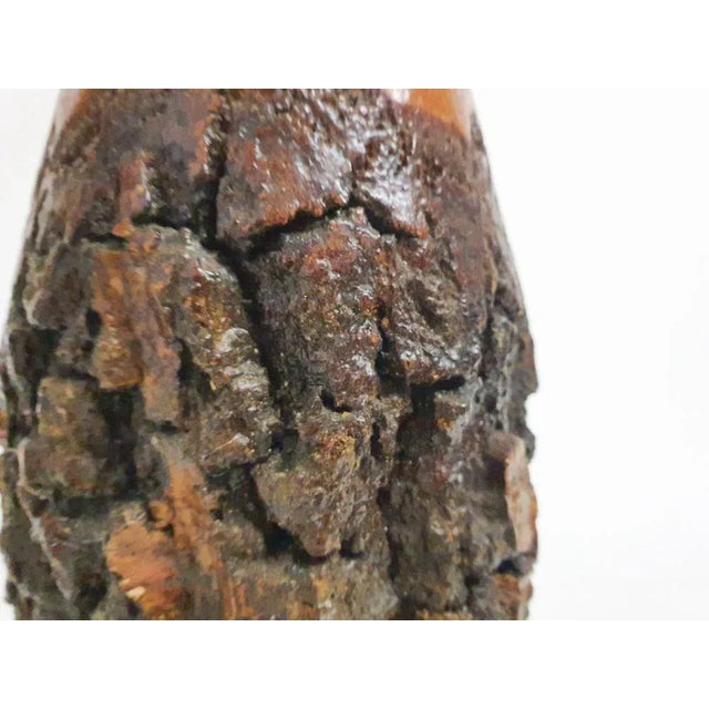 Wabi-Sabi Wooden Vase, 1970s For Sale - Image 4 of 6