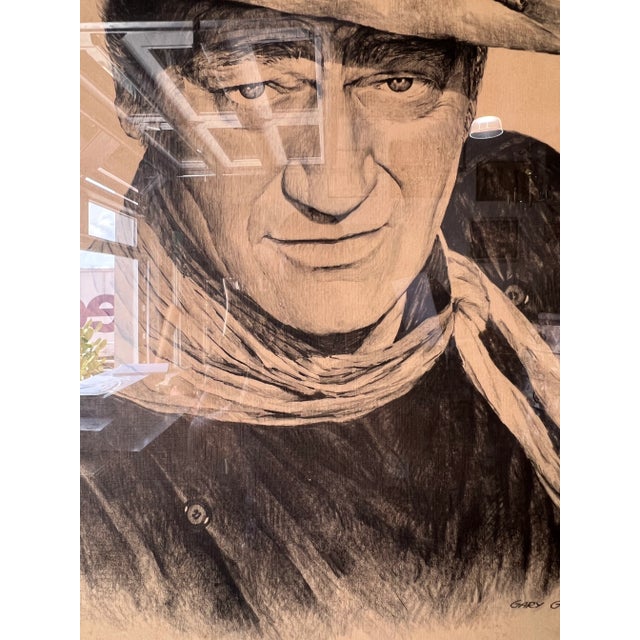 Metal John Wayne Framed Print by Gary Giuffre For Sale - Image 7 of 13