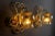 1960s Wrought Iron and Glass Pendant Light & Sconces, Set of 3 For Sale - Image 5 of 18
