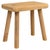 20th Century French Primitive Wooden Stool For Sale - Image 16 of 18