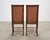 Set of Eight French Provincial Leather Oak Curule Dining Chairs For Sale - Image 17 of 18