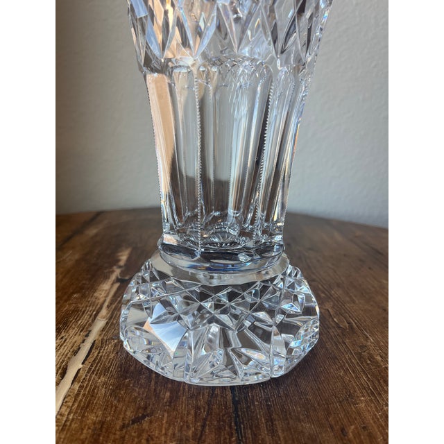 Late 20th Century Rogaska Crystal Gallia Pattern Vase For Sale In Dallas - Image 6 of 12