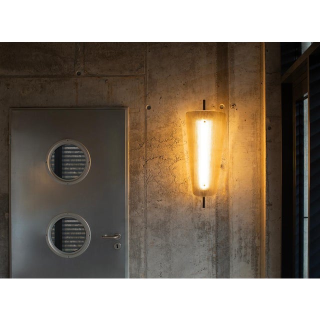Bent Wall Light in Smoky Grey by Sebastian Herkner for Pulpo GMBH For Sale - Image 6 of 10