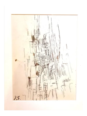 Jacques Germain -Untitled - Original Signed Drawing C.1970