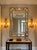 Metal Pair of Vintage Gilt Metal Pineapple Wall Sconces For Sale - Image 7 of 12