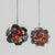Space Age Geometric Orange Pendants in the style of Bruno Munari, 1990s, Set of 2 For Sale - Image 12 of 18