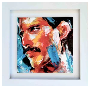 Ivana Burello, Freddie Mercury, Original Acrylic Painting, 2022