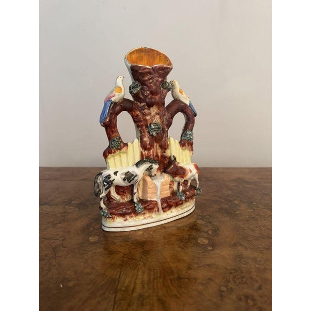 Antique Victorian Staffordshire Figure, 1880 For Sale - Image 3 of 7